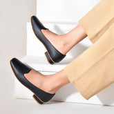THE MINIMALIST - Blackberry Swirl Loafer Heels